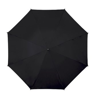 Falcone luxe windproof golfparaplu zwart GP-56-8120 bovenkant