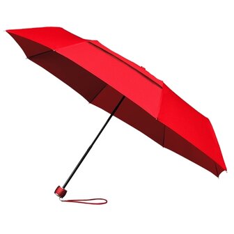 MiniMAX opvouwbare eco windproof paraplu rood LGF-99-8026 voorkant