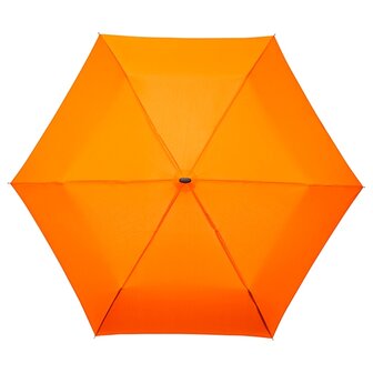 miniMAX platte vouwparaplu windproof paraplu - orange LGF-214-PMS021C bovenkant