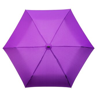 miniMAX platte vouwparaplu windproof paraplu voilet LGF-214-PMS2607C bovenkant