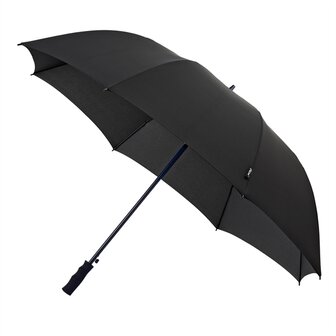 Falcone automatische windproof golfparaplu zwart GP-58-8120 voorkant