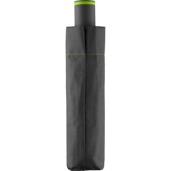 Fare Mini Style 5084 zakparaplu met handopening zwart limegroen