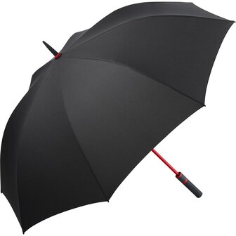 Fare Style 2384 windproof stokparaplu zwart rood 130 centimeter