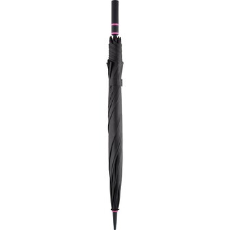 Fare Style 2384 windproof golfparaplu zwart magenta 130 centimeter