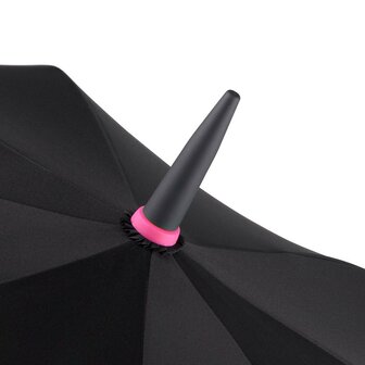 Fare Style 2384 windproof golfparaplu zwart magenta 130 centimeter