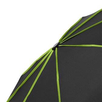 Fare Seam 5639 extra grote zakparaplu zwart lime