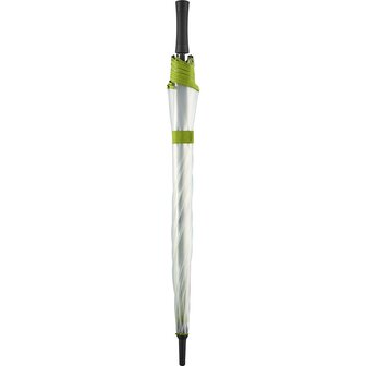 Fare Pure 2333 transparante XL paraplu groen 120 centimeter