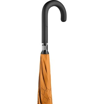 Fare Contrary 7715 windproof paraplu zwart oranje