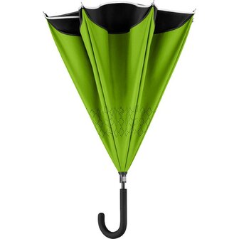 Fare Contrary 7715 windproof paraplu zwart limegroen