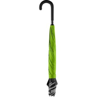 Fare Contrary 7715 windproof paraplu zwart limegroen