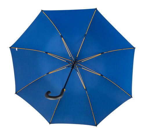 Falcone luxe windproof golfparaplu blauw met haak gp-67-8059 binnenkant paraplu frame baleinen