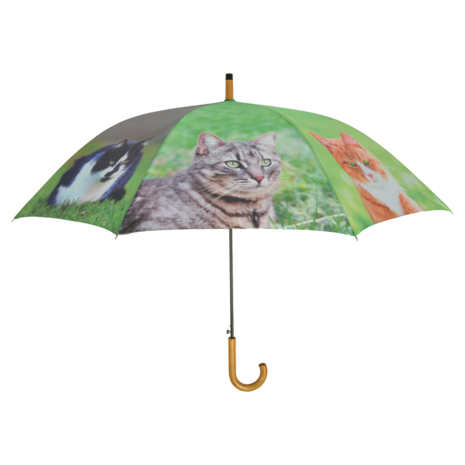 paraplu met poezen opdruk