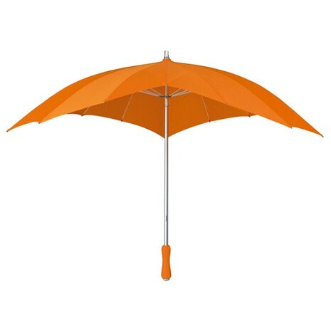 Oranje hart paraplu