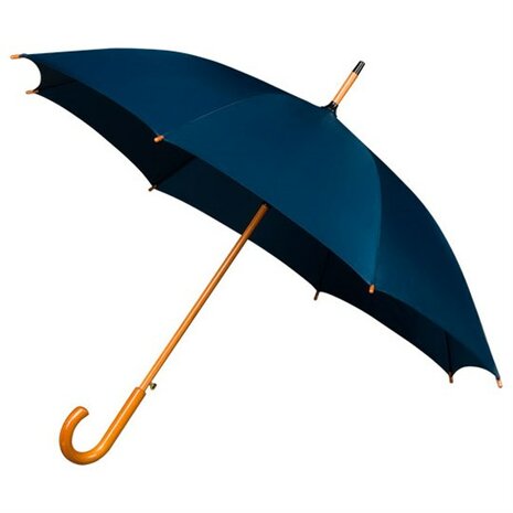 Falconetti luxe paraplu donkerblauw met haak