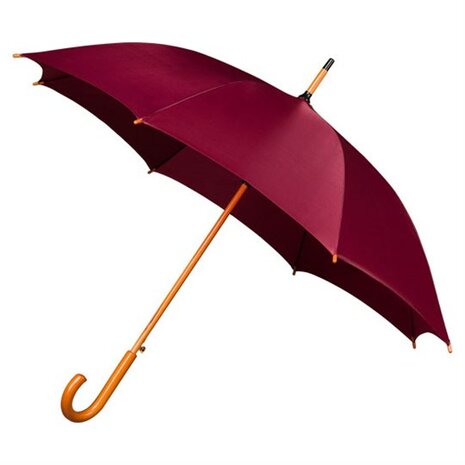 Falconetti luxe paraplu bordeaux rood met haak
