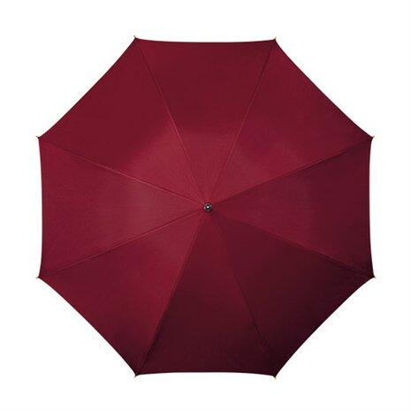 Falconetti luxe paraplu bordeaux roodmet haak bovenkant