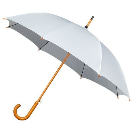 Falconetti luxe paraplu wit met haak