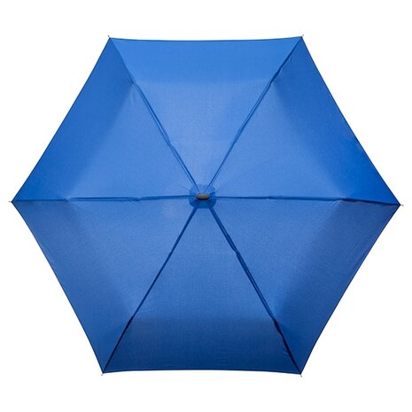 miniMAX platte vouwparaplu windproof paraplu koningsblauw LGF-214-8059 bovenkant
