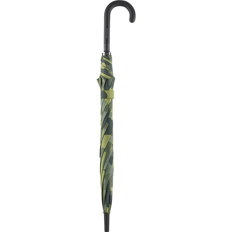 Fare Camouflage 1118 windproof stokparaplu groen gesloten