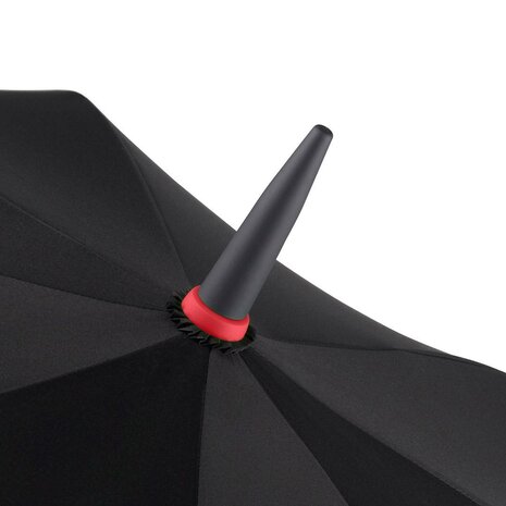 Fare Style 2384 windproof stokparaplu zwart rood 130 centimeter