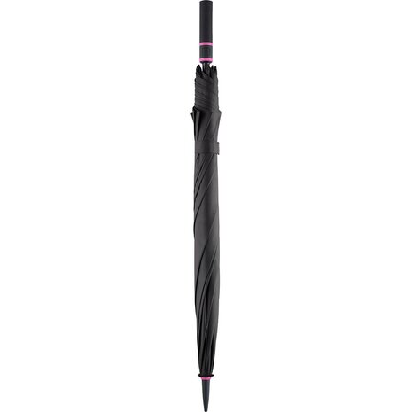 Fare Style 2384 windproof golfparaplu zwart magenta 130 centimeter