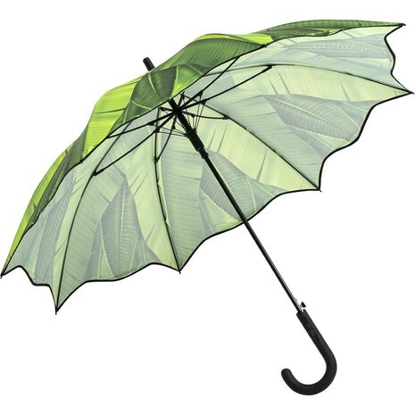 Fare Motiv 1198 automatische jungle motief paraplu groen 103 cm